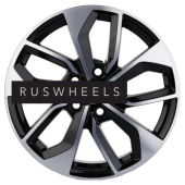 Диски Khomen Wheels 7x17/5x112 ET49 D57,1 KHW1703 (Octavia) Black-FP Диски Khomen Wheels 7x17/5x112 ET49 D57,1 KHW1703 (Octavia) Black-FP