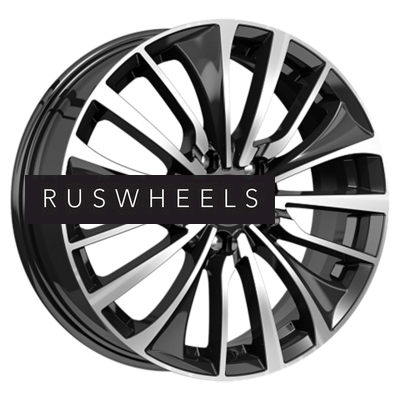 Диски КИК 6,5x17/5x108 ET50 D63,35 Flanker (КС1097) Алмаз черный Диски КИК 6,5x17/5x108 ET50 D63,35 Flanker (КС1097) Алмаз черный