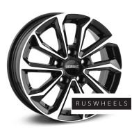 Диски Dezent R17 / 7J PCD 5x108 ЕТ 50 ЦО 63.4 KS black polished
