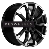 Диски Khomen Wheels 7,5x18/5x110 ET40 D67,1 KHW1808 (Evolute i-Joy) Black-FP Диски Khomen Wheels 7,5x18/5x110 ET40 D67,1 KHW1808 (Evolute i-Joy) Black-FP